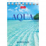 Блокнот А7 мягкая обложка на гребне 60 листов (Hatber) AQUA клетка ассорти арт.60Б7В1гр - 