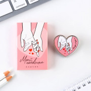 Значок "Моей половинке" 2,7*3см арт.9143366