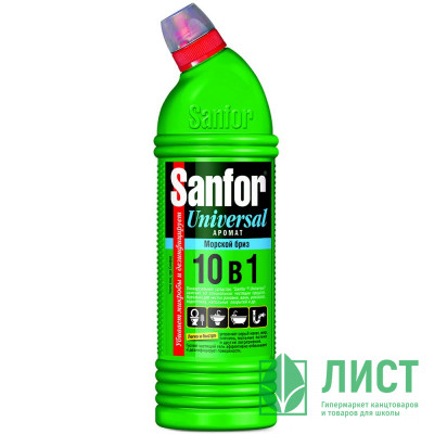 Чистящее средство для сантехники Sanfor 750г Universal, морской бриз арт.1543 (Ст.15) Чистящее средство для сантехники Sanfor 750г Universal, морской бриз арт.1543 (Ст.15)