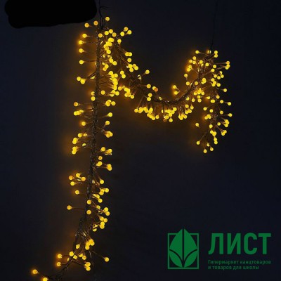 Гирлянда эл. Уличная точечная 03м 288л. Led цв.Желтый (с.Провод) арт.1080332 Гирлянда эл. Уличная точечная 03м 288л. Led цв.Желтый (с.Провод) арт.1080332