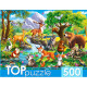 Пазл 500 элементов TOPpuzzle Лесные животные (РК) арт ХТП500-4129