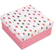 Коробка подарочная 20*20*9,5см "Ёлочки-иголочки" арт.775-0917