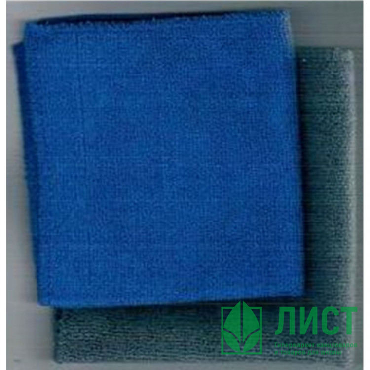 Салфетка для пола микрофибра 70*80 320г/м2 б/уп синяя арт.55-9551