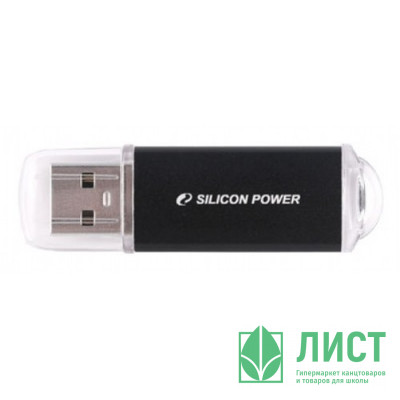 Флеш диск 64GB USB 2.0 Silicon Power Ultima II, черный Флеш диск 64GB USB 2.0 Silicon Power Ultima II, черный