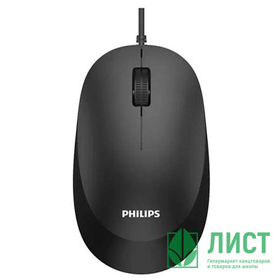 Мышь провод. Philips SPK7207BL цв.черный Мышь провод. Philips SPK7207BL цв.черный