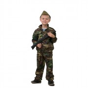 Костюм М (ВОИН) Разведчик (куртка,брюки,пилотка) р.26/104-40/158 арт.5700