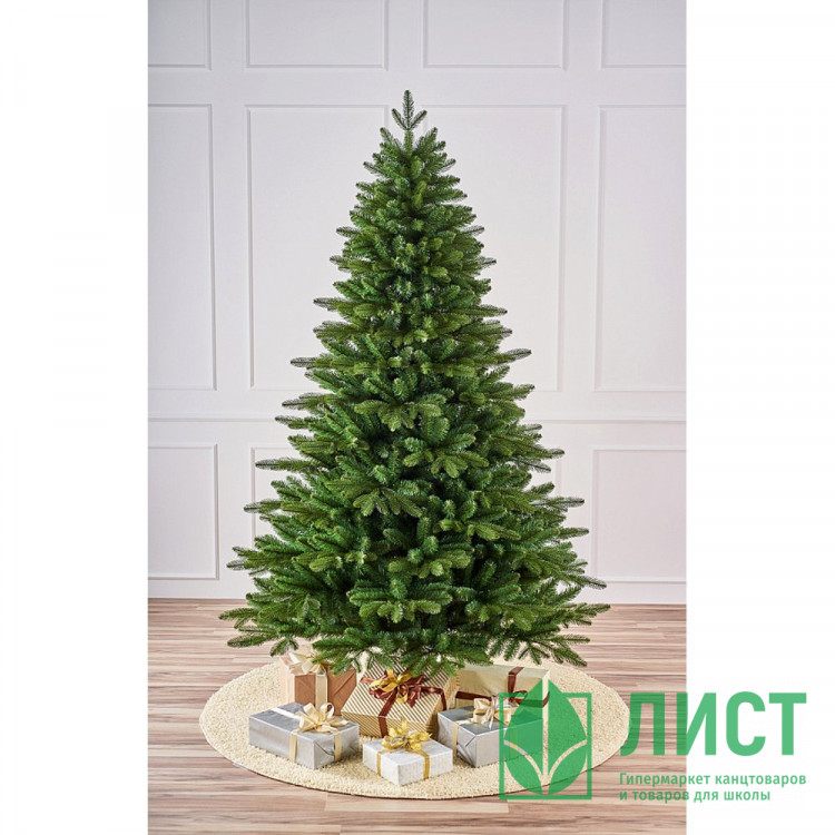 Елка 240см "Ленинградская" (хвоя литая+ПВХ, ветки на шарнирах, подставка металл.) арт.ЕЛС 24