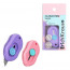 Нож канцелярский 09мм ErichKrause Cloud Mini Pastel пластиковые направляющие арт.62755 - 