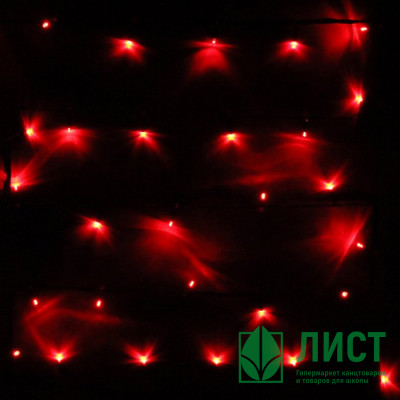 Гирлянда электрическая для дома точечная 3,5м 36LED цвет красный (зеленый провод) 8режимов арт.130-364 Гирлянда электрическая для дома точечная 3,5м 36LED цвет красный (зеленый провод) 8режимов арт.130-364