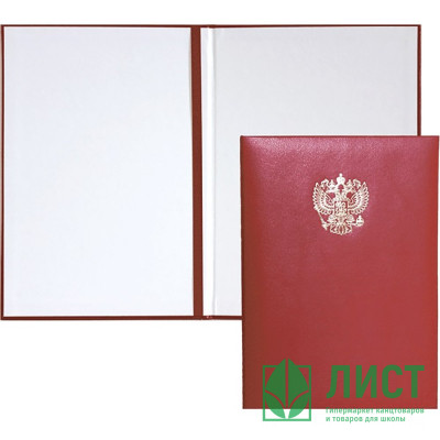 Папка адресная А4 Герб б/в (deVente) бордовая арт.3078210 (Ст.10) Папка адресная А4 Герб б/в (deVente) бордовая арт.3078210 (Ст.10)