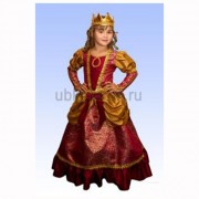 Костюм для девочки Королева (корона,юбка,блуза) р.30/116 ткань