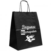 Пакет подароч. крафт 24*28*14см Ведьмы не стареют арт.723333