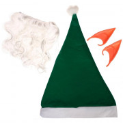 Карнавальный набор "Гномик" (борода+колпак+ушки) арт.6869401