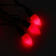 Гирлянда эл. Уличная фигурная 05м 40л. Led свечка матовая цв.Красный (т.Провод) 8реж. Арт.1080083