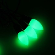 Гирлянда эл. Уличная фигурная 05м 40л. Led свечка матовая цв.Зеленый (т.Провод) 8реж. Арт.1080084