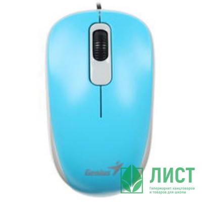 Мышь проводная Genius DX-110 голубой,3 кнопки, USB Мышь проводная Genius DX-110 голубой,3 кнопки, USB