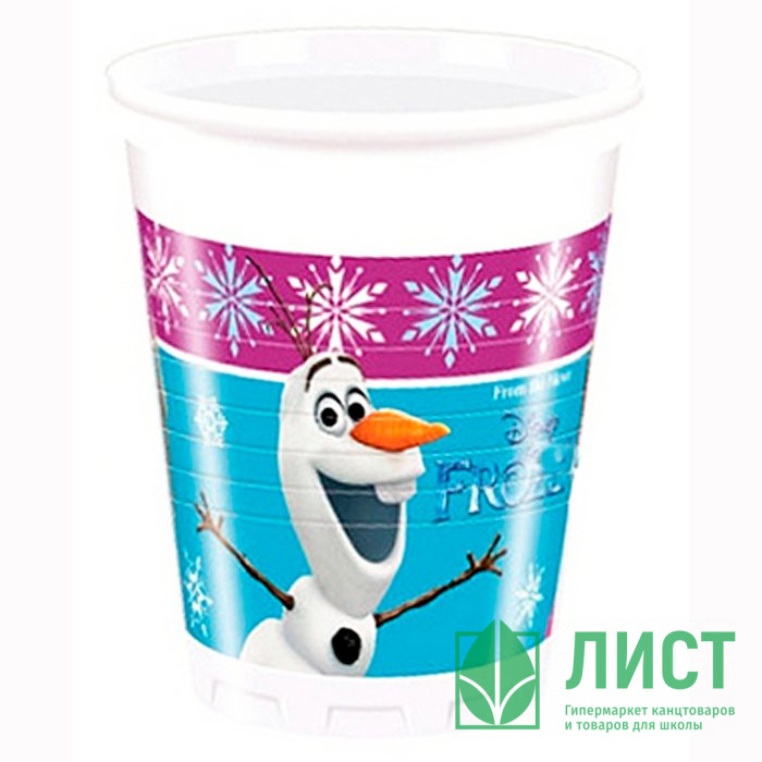 Стаканы пластиковые 08шт/наб. 200мл Холодное сердце арт.4867563