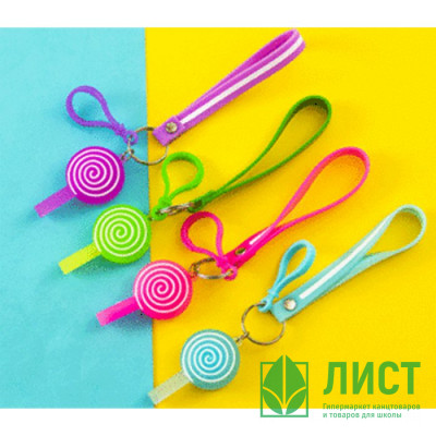 Брелок каучуковый (deVENTE) Lollypop 33х60мм пластиковой петлей в ассортименте арт.9020101 Брелок каучуковый (deVENTE) Lollypop 33х60мм пластиковой петлей в ассортименте арт.9020101