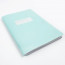 Блокнот А5 мягкая обложка скоба 48л. (Listof) Misty Turquoise soft-touch ламинация тиснение фольгой арт.ТКФ489249 - 