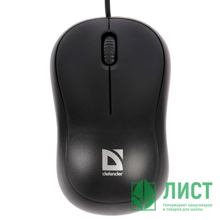 Мышь проводная Defender Patch MS-759 черный,3 кнопки,1000 dpi