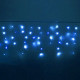 Гирлянда электрическая уличная занавес Бахрома 3*0,4/0,6м 100LED "Мерцание" цвет синий (светлый провод) арт.183-164