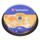 Диск  DVD-R Verbatim 4,7Гб 16x Cake Box (Ст.100) УПАКОВКА