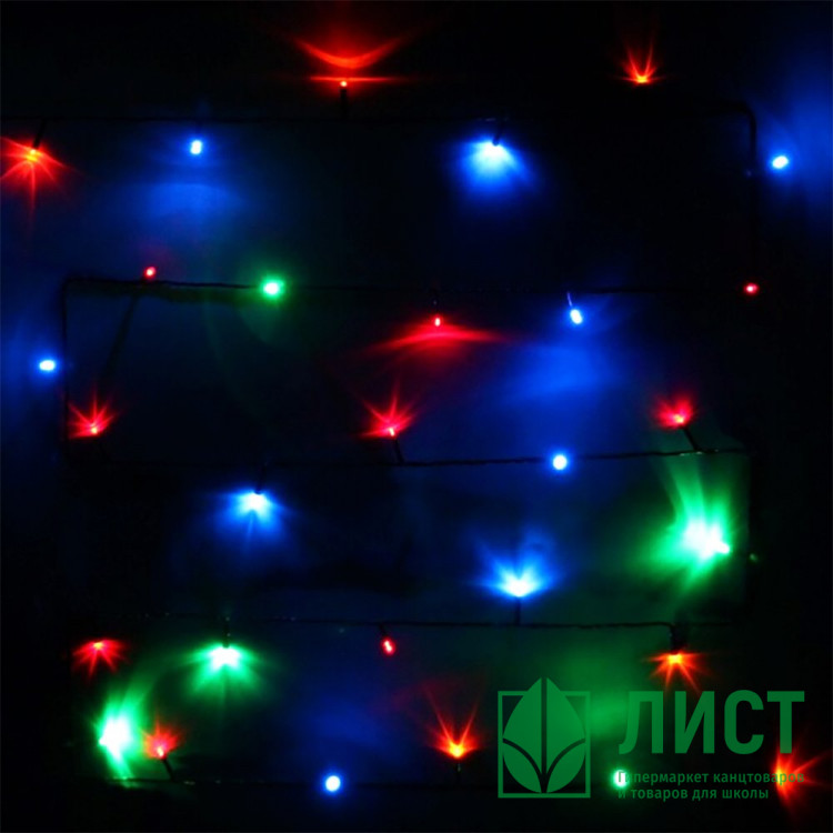 Гирлянда эл.д/дома точечная 13м 152LED цв.мульти (з.провод) 8режимов (можно соединять) арт.120-062