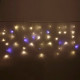 Гирлянда эл.д/цлицы занавес Бахрома 3*0,4/0,6м 100LED "Мерцание" цвет теплый белый/белый (светлый провод) арт.18