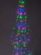 Гирлянда электрическая для дома нить 02м 200LED "Хвост кометы" цвет мульти (светлый провод) арт.YS-185