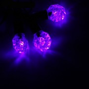 Гирлянда эл. Уличная фигурная 05м 40л. Led грани цв.Фиолетовый (т.Провод) арт.1080077