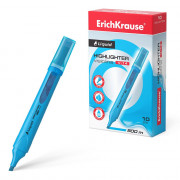 Маркер флуорисцентный ErichKrause Liquid Visioline V-14 Neon 0,6-4мм скош. голубой арт.56030 (Ст.10)