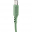 Кабель Defender  F207, USB 2.0 (AM) - Type C, 1метр, 2.4А, силиконовая оплетка, зелёный - 