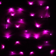 Гирлянда электрическая для дома точечная 7,5м 80LED цвет розовый (зеленый провод) 8режимов арт.183-818