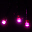 Гирлянда электрическая для дома точечная 7,5м 80LED цвет розовый (зеленый провод) 8режимов арт.183-818 - 