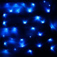 Гирлянда электрическая для дома точечная 7,5м 80LED цвет синий (зеленый провод) 8режимов арт.183-819