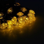 Гирлянда эл. Уличная фигурная 05м 40л. Led грани цв.Желтый(т.Провод) арт.1080076