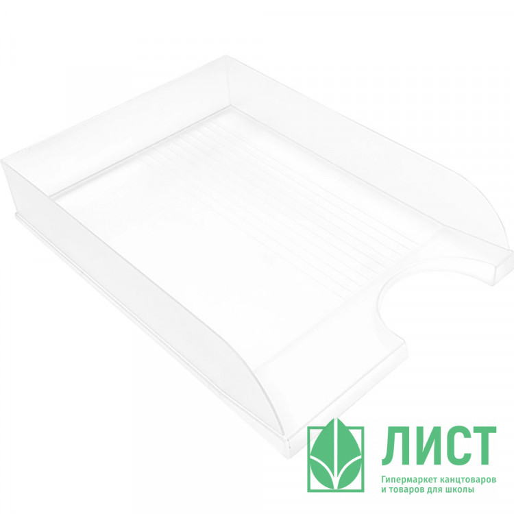 Лоток для бумаг литой 1 секция белый deVENTE арт.3041802