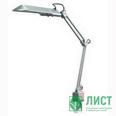 Светильник настольный на струбцине Camelion (220V/11W/КЛЛ) серебро арт.KD017С Светильник настольный на струбцине Camelion (220V/11W/КЛЛ) серебро арт.KD017С
