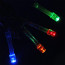 Гирлянда электрическая для дома занавес Дождь 1,5*2,5м 360LED цвет мульти (светлый провод) 8режимов (можно соединять) арт.131-030 - 