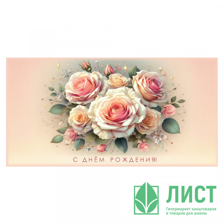 Конверт для денег С днем рождения арт.5КХ-00277