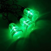 Гирлянда эл. Уличная фигурная 05м 30л. Led колокол цв.Зеленый (т.Провод) 8реж. Арт.1080120