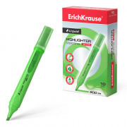 Маркер флуорисцентный ErichKrause Liquid Visioline V-14 Neon 0,6-4мм скош. зеленый арт.56028 (Ст.12)