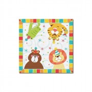 Салфетки Веселый зоопарк 20шт/наб. 33см*33см арт.6046057