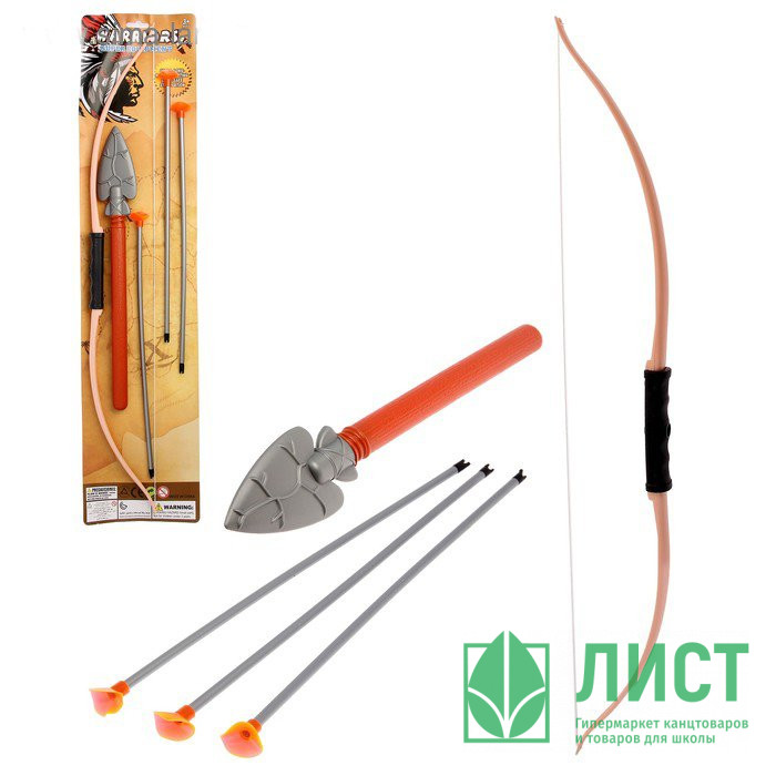 Карнавальный набор "Апач" (лук,присоски,нож) арт.2624324