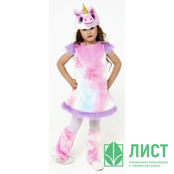 Костюм Д (КУКЛА) Единорожка Неженка (сарафан,гетры,маска) р.26/104-30/116 арт.22-74