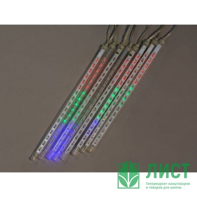 Гирлянда эл. Уличная фигурная 03,6м 144л. Led тающие сосульки цв.Мульти (с.Провод) арт.Ys-164 Гирлянда эл. Уличная фигурная 03,6м 144л. Led тающие сосульки цв.Мульти (с.Провод) арт.Ys-164