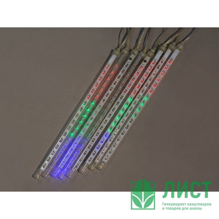 Гирлянда эл. Уличная фигурная 03,6м 144л. Led тающие сосульки цв.Мульти (с.Провод) арт.Ys-164