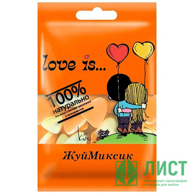 Жевательный мармелад Love Is ЖуйМиксик Клубника-Банан  (Ст.20) Жевательный мармелад Love Is ЖуйМиксик Клубника-Банан  (Ст.20)