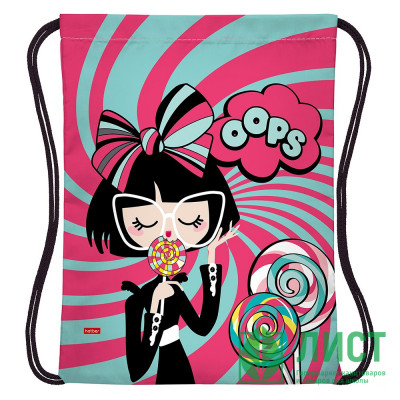 Сумка для сменной обуви 1 отделение (Hatber) Sweets 330х420мм арт.NMn_13004 Сумка для сменной обуви 1 отделение (Hatber) Sweets 330х420мм арт.NMn_13004