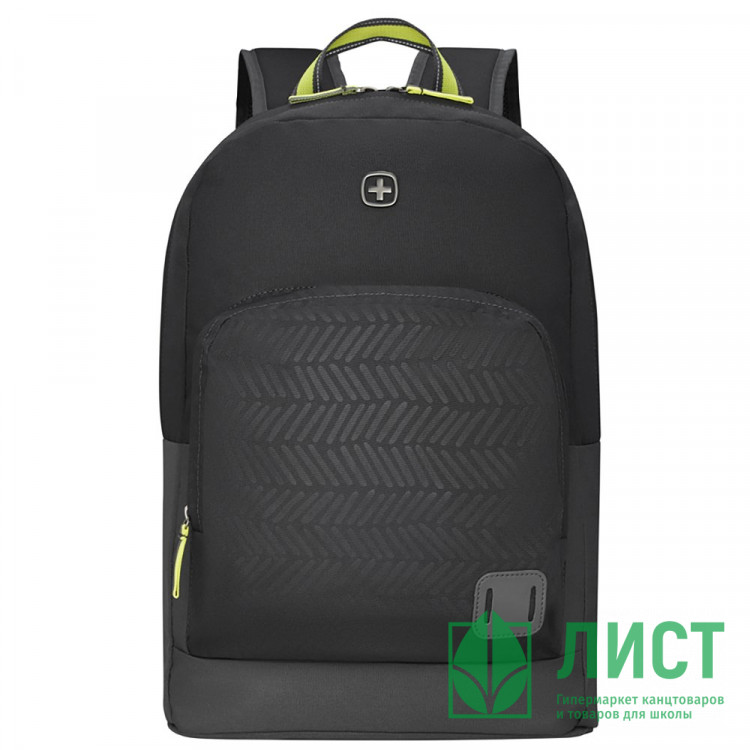 Рюкзак для мальчиков (WENGER) СЛЕДУЮЩИЙ Кранго (NEXT Crango) черный/антрацит 33х22х46 см арт.611979